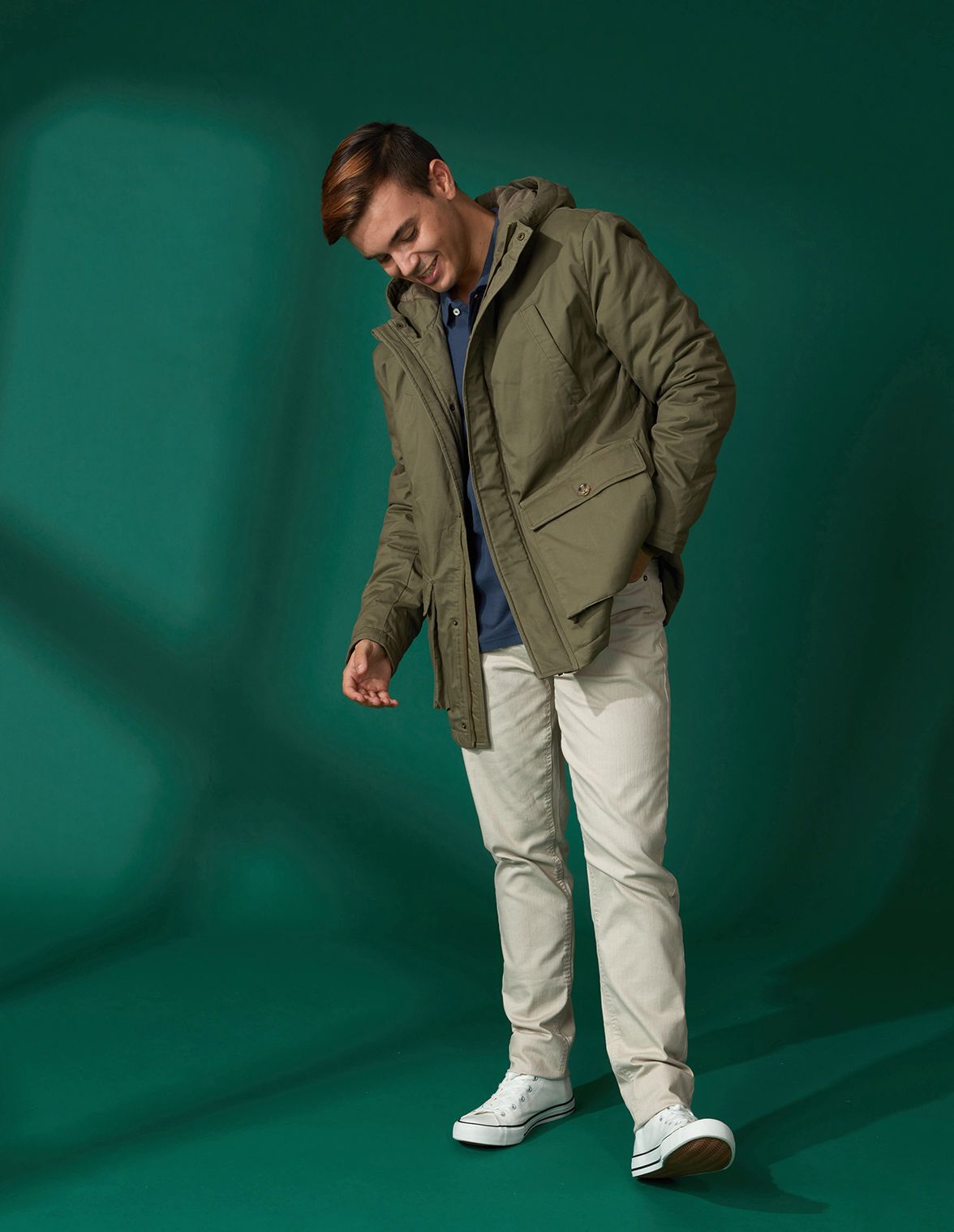 Parka sales verde chico